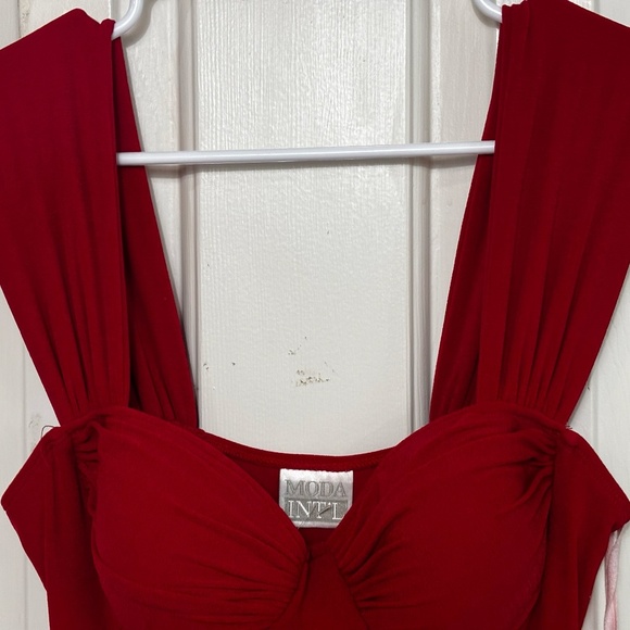 Stretch Red 90s dress - Picture 8 of 9